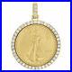 10K_Yellow_Gold_Over_American_Eagle_Liberty_Coin_Round_Diamond_Mounting_Pendant_01_cnc