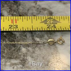 14k Chain & 14K Pendant COPY Panda Coin 1983 Yellow Gold Necklace