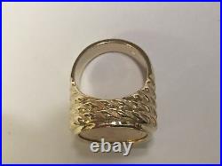 14k Yellow Gold Ring, Coin Not Included (Indian Head Coin), Approx 12g