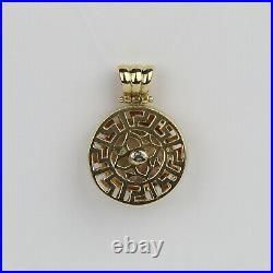 14k Yellow & White Gold Ancient Greek/Roman Coin Replica Pendant