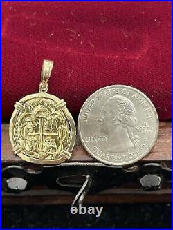 14kt Gold Atocha Coin Pendant