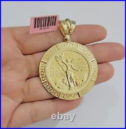 14kt Yellow Gold 1947 Mexican Centenario 50 Gold Pesos Copy Coin With Bezel SALE