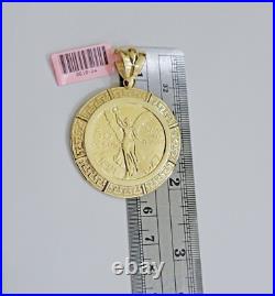 14kt Yellow Gold 1947 Mexican Centenario 50 Gold Pesos Copy Coin With Bezel SALE