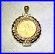 1856_Indian_Princess_Head_Coin_set_in_14kt_Yellow_Gold_Diamond_Pendant_01_uns