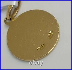 18ct gold st christopher