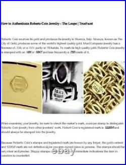 18k Yellow Gold Roberto Coin Appassionata Necklace Choker 69.4 Grams