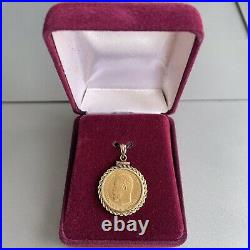 1903 5 Rubles Gold Coin Imperial Russia Nikolas II Uncirculated Coin Pendant