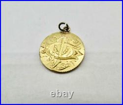 1.4 Gram Yellow Gold Gold Liberty Head $1 Coin Pendant