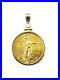 1_4_oz_American_Eagle_10_Gold_Coin_Necklace_Charm_Pendant_01_fr