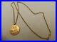 22ct_GOLD_FULL_SOVEREIGN_COIN_1918_GEORGE_IV_PENDANT_18ct_18_CHAIN_01_himk