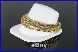 $4,320 Rare Roberto Coin 18K Gold Diamond Primavera 6 Multi Flexible Bracelet