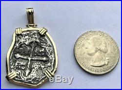 ATOCHA Coin Pendant 14K Gold 8 Reale Sunken Treasure Jewelry