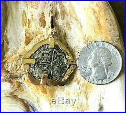 ATOCHA Coin Pendant 14K Yellow Gold Sunken Treasure Jewelry
