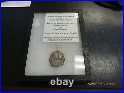 ATOCHA Coin Pendant 14k Gold Freeform 8 Reale Silver Treasure Shipwreck Jewelry