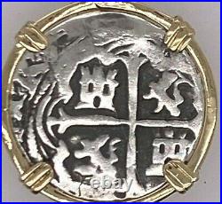 ATOCHA Coin Pendant 14k Yellow Gold Treasure Shipwreck Jewelry