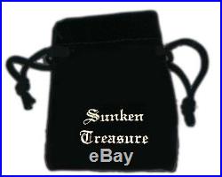 ATOCHA Coin Pendant Lobster 14k Yellow Gold Sunken Treasure Shipwreck Jewelry