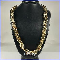 Amazing Roberto Coin Necklace Crafted Heavy 18k Gold 34.1 Grams 18 Long