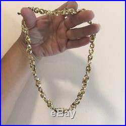 Amazing Roberto Coin Necklace Crafted Heavy 18k Gold 34.1 Grams 18 Long