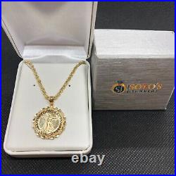 American eagle coin & Rope Necklace 10k Gold