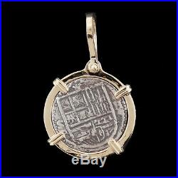 Atocha Sunken Treasure Jewelry Bogota Silver Coin Pendant