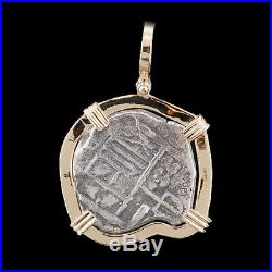 Atocha Sunken Treasure Jewelry Large Museum Reale Silver Coin Pendant