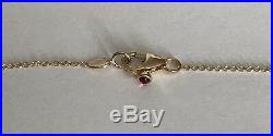 Authentic 3 Station Diamond Dangle 18kt Yellow Gold Necklace by Roberto Coin