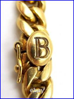 Bulgari Bvlgari 18K Yellow Gold Ancient Bronze Coin Curb Link Necklace
