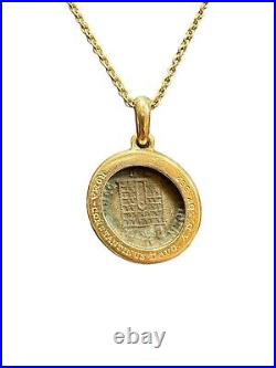 Bvlgari 18K Yellow Gold Monete Ancient Coin Necklace