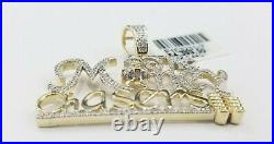 Clearance Yellow Gold Diamond Name Money Chaser Cash Coin $ Bags Charm Pendent
