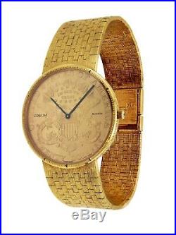 Corum $20 Gold Coin 35mm Bracelet Watch (22805)