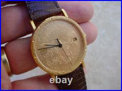 Corum $20 U. S. Gold Coin 1883, 35 mm Yellow Gold Mens Watch