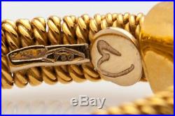 Designer Signed ROBERTO COIN Vintage Diamond 18k Gold Band Ring UNIQUE