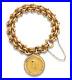 Estate_18k_Rose_Yellow_Gold_Double_Link_Chain_7_5_Bracelet_1915_British_Coin_01_pz