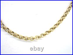 Estate Milor Coin Stunning 14k Yellow Gold 6.2 Gram 16.25 Inch Chain Necklace