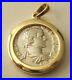 GENUINE_9K_9ct_SOLID_Gold_FRAME_ANCIENT_SOLID_SILVER_ROMAN_COIN_Pendant_01_bn