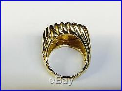 Genuine Indian Head 2 1/2 Dollar Gold Coin Gents Ring Mounting 14k Gr 14