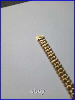 Gold bracelet 18ct Roberto coin Harrods stunning