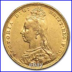 Great Britain Gold Victoria Sovereign Coins (Random) Avg Circ