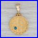 Imitation_Turquoise_Ancient_Coin_Replica_Token_Pendant_14k_Yellow_Gold_01_gk