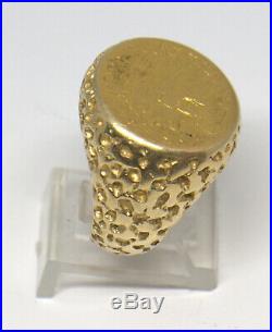 Indian Head $2 1/2 Gold Coin 14k Yellow Gold Ring 101037-1pc