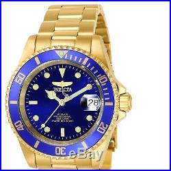Invicta 8930C Men's Pro Diver Blue Dial Watch with Coin Edge Bezel