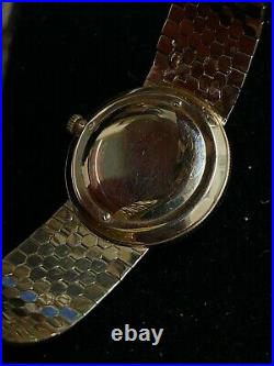 LUCIEN PICCARD Vintage 1960s 18K YG $10 Coin Style Watch -$20K Apr. With CoA