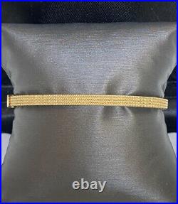 NEW Roberto Coin Barocco 18K Yellow Gold Bracelet (pouch) 7 $2400