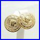 New_14K_Gold_Italy_Roman_Coin_Puffy_Omega_Back_Button_Earrings_01_nb