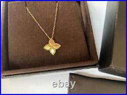 New Roberto Coin 18ct Yellow Gold Princess Pendant