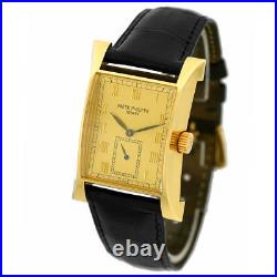 PATEK PHILIPPE 18K Yellow Gold Limited Pagoda 5500 J Box Warranty Papers Coin