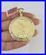 REAL_14k_Yellow_Gold_Charm_Centenario_Style_Coin_in_Bezel_50_Pesos_1947_Pendant_01_hbog