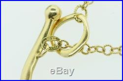 ROBERTO COIN 18K Yellow White Gold Diamond Circle Bracelet with Toggle Clasp (7+)