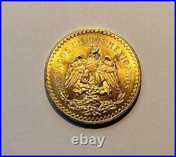 Replica 1821-1947 MEXICO CENTENARIO COIN 50 PESOS 14k Yellow Gold Plated