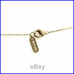 Roberto Coin 18K Yellow Gold 0.24 CT Diamond Long Station Necklace Size 20 U51